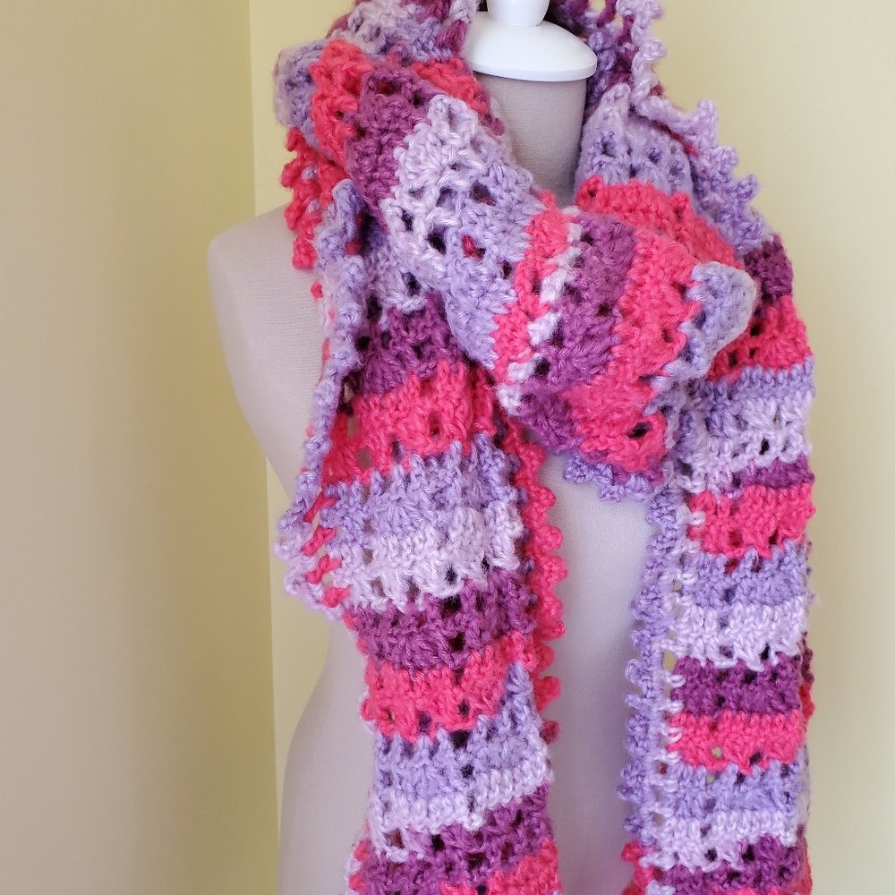 Crochet Dreamy Mega Scarf/New